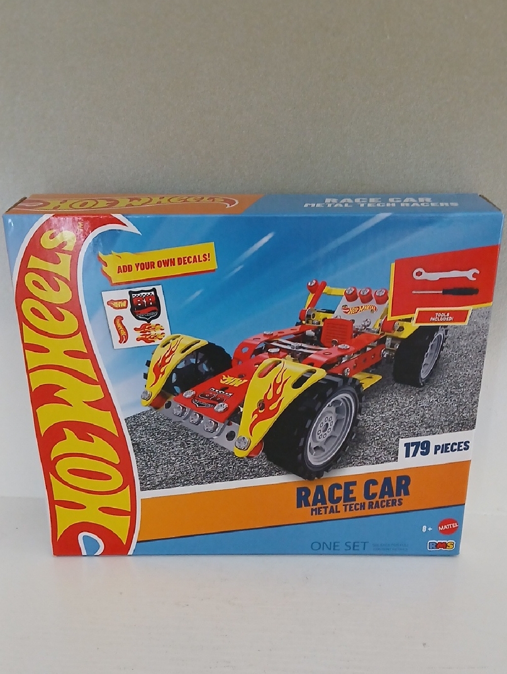 Hot Wheels Kids Race Car Building Set -